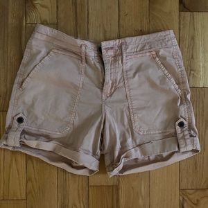 Light Pink Cargo Shorts